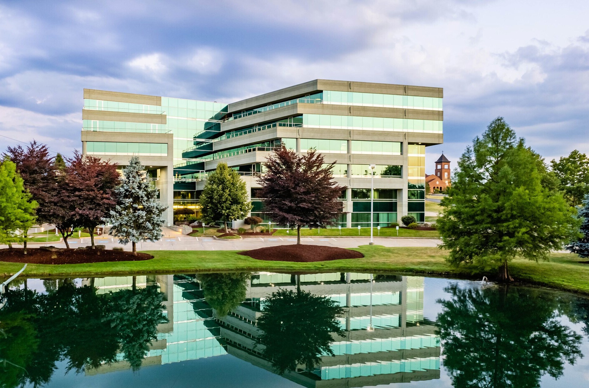 Office building and grounds at 2200 Georgetown Drive in Sewickley